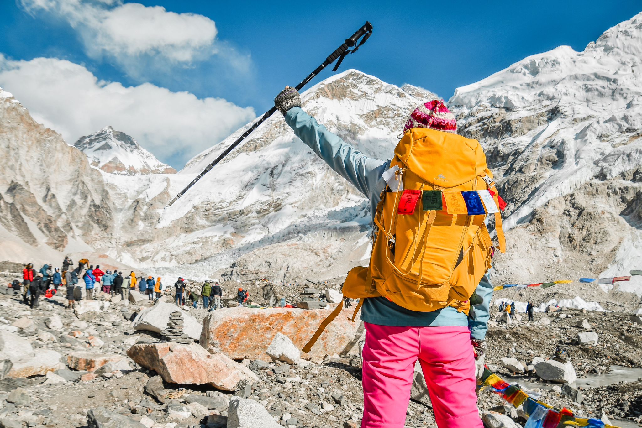The Colorful Tents of Everest Base Camp: A Rainbow in the Mountains